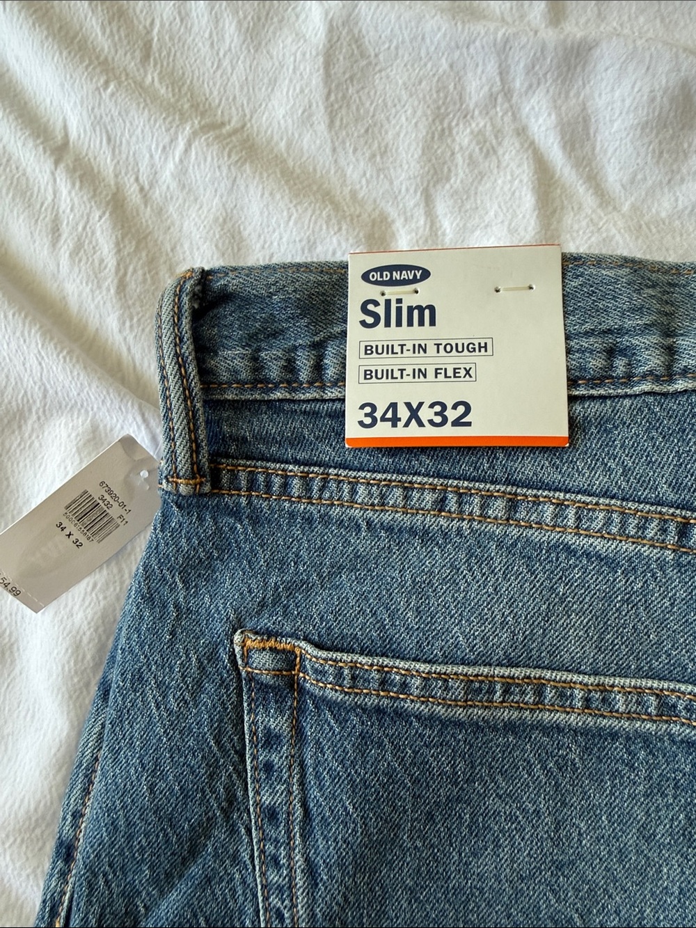 Old Navy Slim Men's Jeans - Light Blue Denim